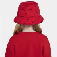 Nike Little детские Bucket Hat цвет красный