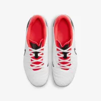 Nike Jr. Tiempo Legend 10 Academy Little/Big детские Multi-Ground Low-Top футбольные бутсы цвет белый