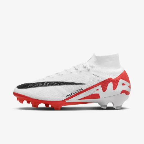 Nike Mercurial Superfly 9 Elite Firm-Ground High-Top футбольные бутсы цвет красный