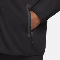 Nike Tech мужские Lightweight Knit Full-Zip Толстовка с капюшоном цвет черный