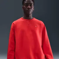 Nike Solo Swoosh мужские Fleece Crew цвет красный
