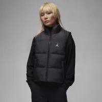 Nike Jordan жіноча Puffer Vest колір чорний