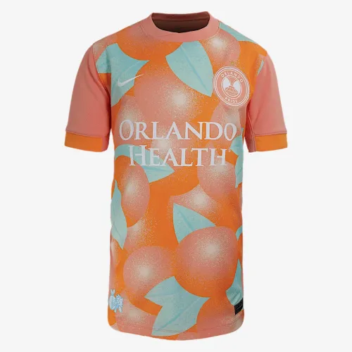 Orlando Pride FC 2025 Stadium Home Big дитячі Nike Dri-FIT NWSL Replica Jersey Pink