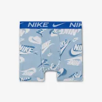 Nike Dri-FIT Micro Print Big детские трусы (3 пары) синий
