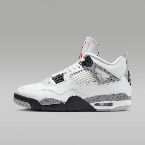 Nike Air Jordan 4 Retro чоловічі Кросівки колір білий