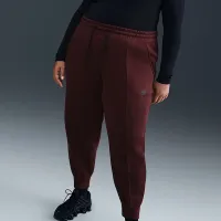 Nike Sportswear Tech Fleece жіноча Mid-Rise Joggers (великі розміри) колір червоний