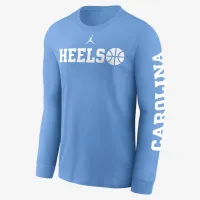 Nike North Carolina Tar Heels баскетбольні Icon чоловічі Jordan College Long-Sleeve футболка блакитний
