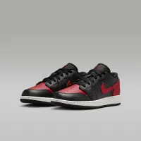 Nike Air Jordan 1 Low Big дитячі Кросівки колір чорний