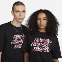 Nike SB Skate футболка колір чорний