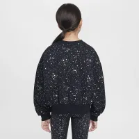 Nike Sportswear Club Fleece Big детские (Girls') Crew-Neck свитшот цвет черный
