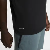 Nike Dri-FIT мужские Fitness футболка цвет черный
