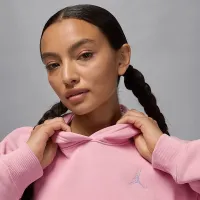 Nike Jordan Brooklyn Fleece женская Pullover Толстовка с капюшоном Pink