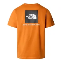 Футболка The North Face колір червонийbox 0A87NPPCO1 - помаранчева