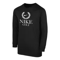 Nike для гольфу Big дитячі (для хлопчиків) Long-Sleeve футболка колір чорний