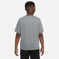 Nike Dri-FIT Icon Big дитячі (для хлопчиків) Graphic тренувальні Top (Extended Size) колір сірий