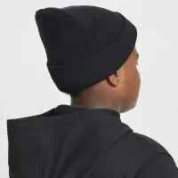 Nike Peak Big дитячі Beanie колір чорний