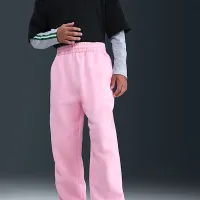 Nike Sportswear Club Fleece Big дитячі Loose Pants Pink