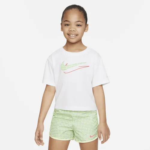 Nike Icon Boxy Tee Little детские футболка цвет белый