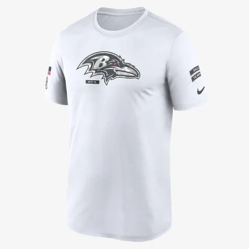 Baltimore Ravens Salute to Service Primary Edge Legend чоловічі Nike Dri-FIT NFL футболка колір білий