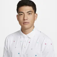 Nike Dri-FIT Player чоловічі Printed для гольфу Polo колір білий