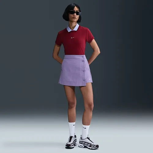 Nike Sportswear Essential женская Woven Skort цвет фиолетовый
