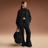 NikeSKIMS Matte Tricot жіноча оверсайз Full-Zip Track Куртка колір чорний