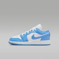 Nike Air Jordan 1 Low SE Big детские Кроссовки цвет белый