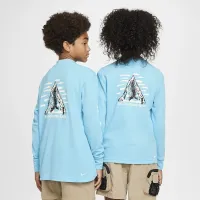 Nike ACG Big детские Dri-FIT Long-Sleeve Waffle Top синий
