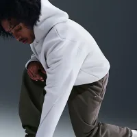 Nike Solo Swoosh мужские Cuffed Fleece Pants цвет серый