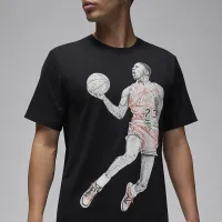 Nike Jordan мужские футболка цвет черный