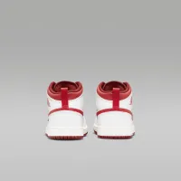 Nike Jordan 1 Mid SE Little дитячі Кросівки колір білий