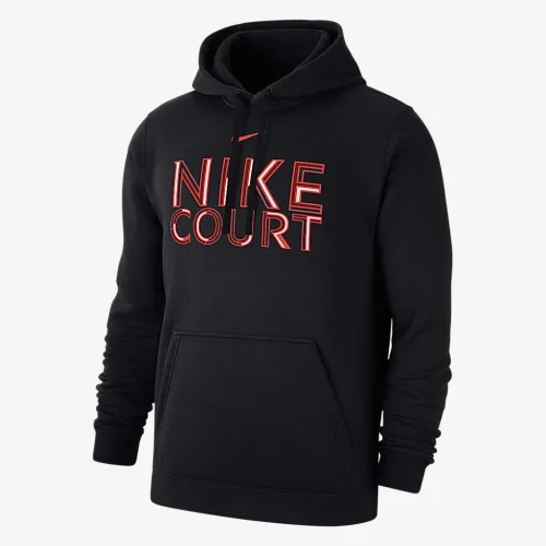 Nike Club чоловічі Tennis Fleece Pullover Толстовка з капюшоном колір чорний