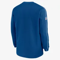 Indianapolis Colts Sideline Logo Coach Men’s Nike NFL Long-Sleeve Top блакитний