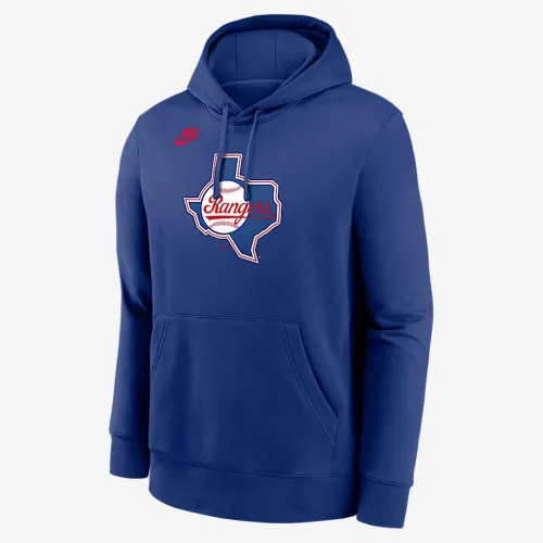 Texas Rangers Cooperstown Logo Club мужские Nike MLB Pullover Толстовка с капюшоном синий