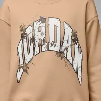 Nike Jordan Brooklyn Fleece женская Realtree Crew-Neck свитшот цвет коричневый