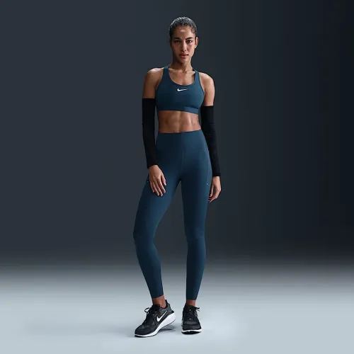 Nike Swift жіноча З високою талією 7/8 Running лосіни з кишенямиблакитний