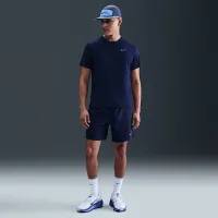 Nike Miler чоловічі Dri-FIT UV Short-Sleeve Running Top блакитний
