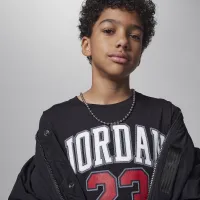 Nike Jordan Big Kids' T-Shirt Black