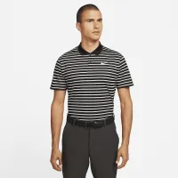 Nike Dri-FIT Victory мужские Striped для гольфа Polo цвет черный
