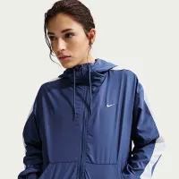 Nike Sportswear Classic Wovens женская Loose UV Hooded Куртка синий