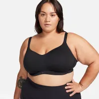 Nike Alate Minimalist жіноча Light-Support Padded Sports Bra колір чорний