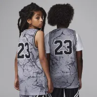 Nike Jordan23 Big детские Printed Jersey цвет серый