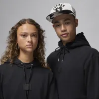 Nike Jordan Flight Fleece чоловічі Pullover Толстовка з капюшоном колір чорний