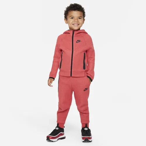 Nike Sportswear Tech Fleece Full-Zip набор Toddler 2-Piece Толстовка с капюшоном набор цвет красный