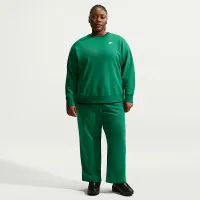 Nike Sportswear Club Fleece женская Loose Crew-Neck свитшот (большие размеры) цвет зеленый