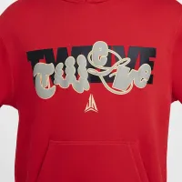 Nike Ja мужские Fleece баскетбольные Толстовка с капюшоном цвет красный