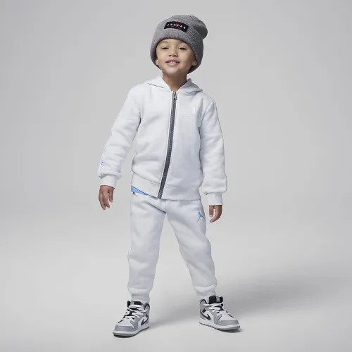 Nike Jordan MJ Flight MVP Toddler Full-Zip Толстовка з капюшоном комплект колір сірий