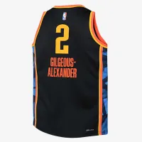 Shai Gilgeous-Alexander Oklahoma City Thunder 2024/25 City Edition Big дитячі Nike Dri-FIT NBA Swingman Jersey колір чорний