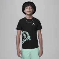 Nike Jordan Warped Galaxy Big детские Graphic футболка цвет черный