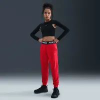 Nike Pro Fleece Big детские (Girls') Dri-FIT Joggers цвет красный